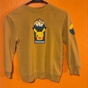Pokemon Pikachu Mustard Crewneck Sweater
